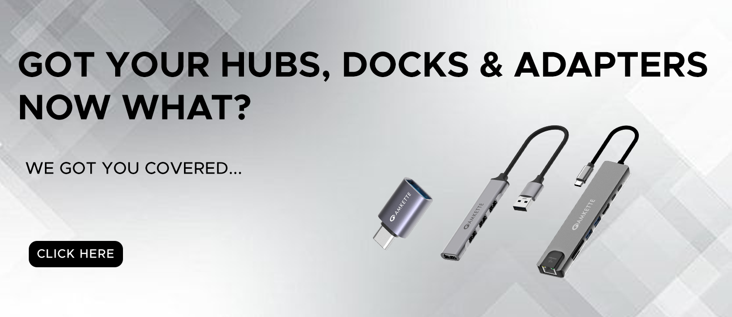 Hubs, Docks, Card-Readers & Adapters