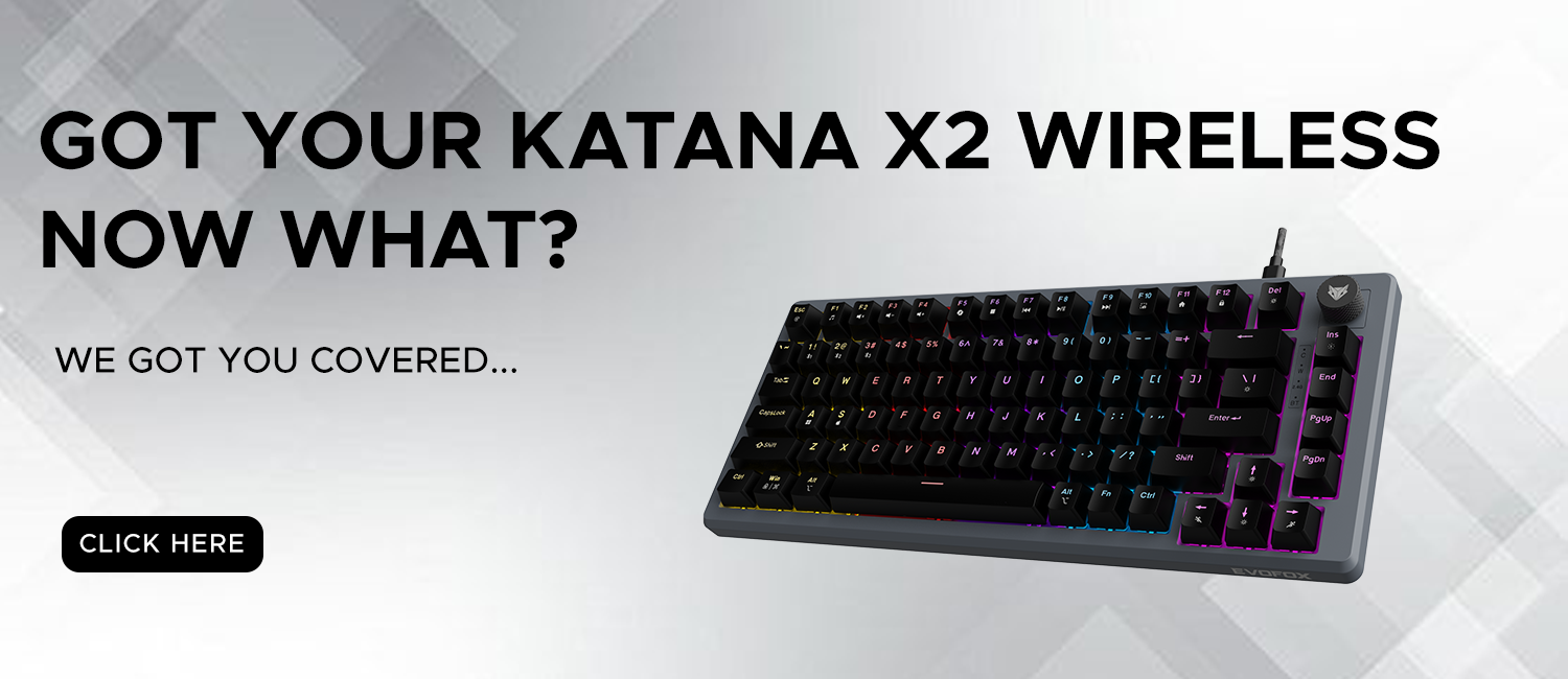 EvoFox Katana X2 TKL Wireless